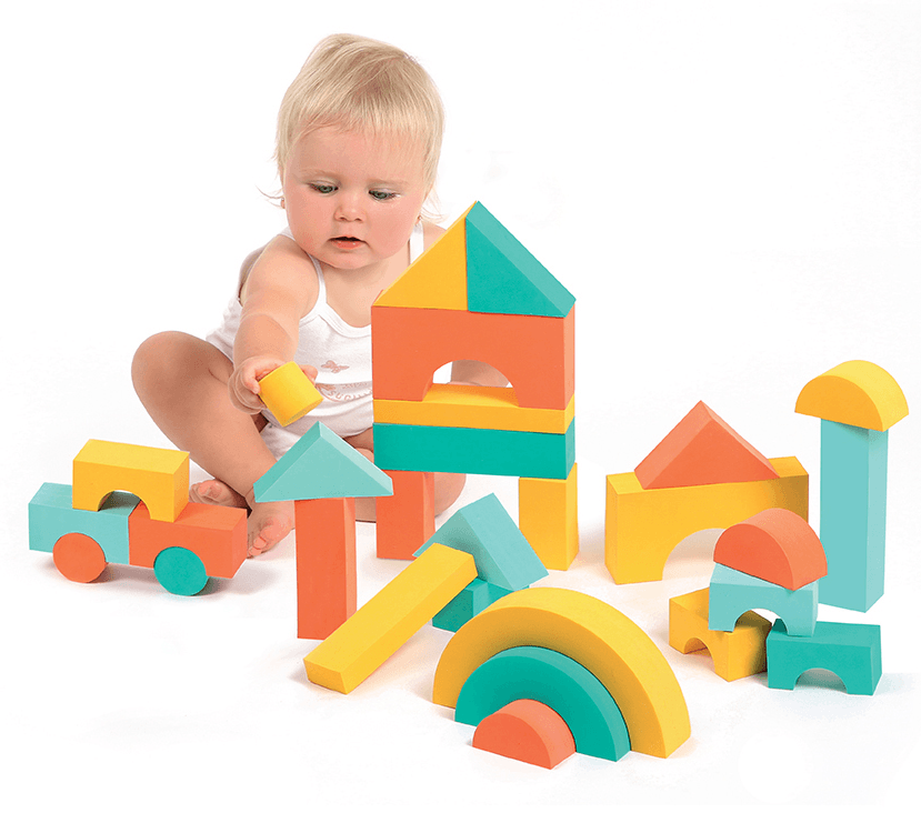 Conjunto de construcción espuma Ludi