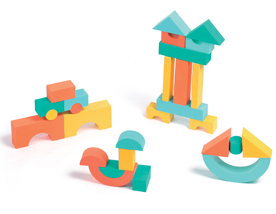 Conjunto de construcción espuma Ludi