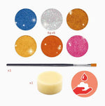 Conjunto de Maquillaje Metalic 6 Colores Djeco