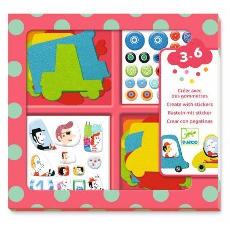Set Crear con Pegatinas · Djeco