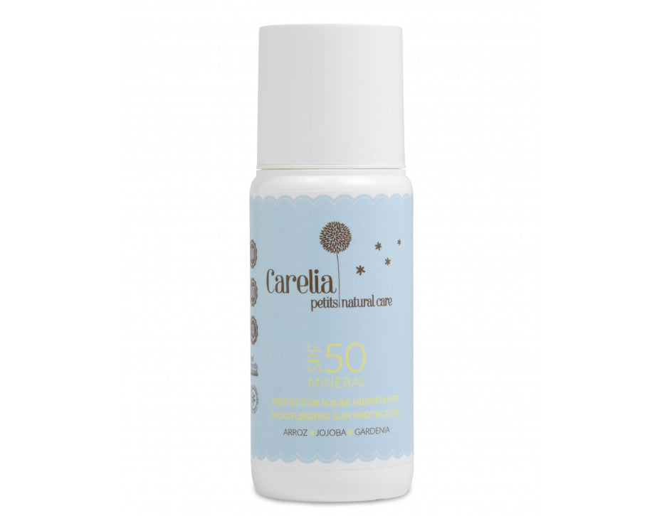 Crema solar SPF50 mineral screen · Carelia