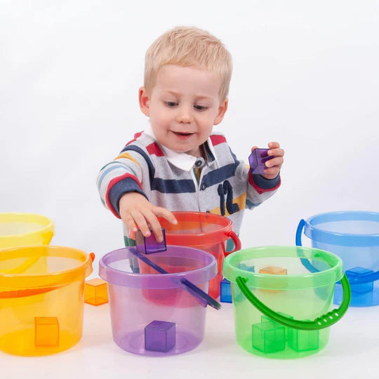 Cubos de colores translúcidos POR UNIDAD · TickiT