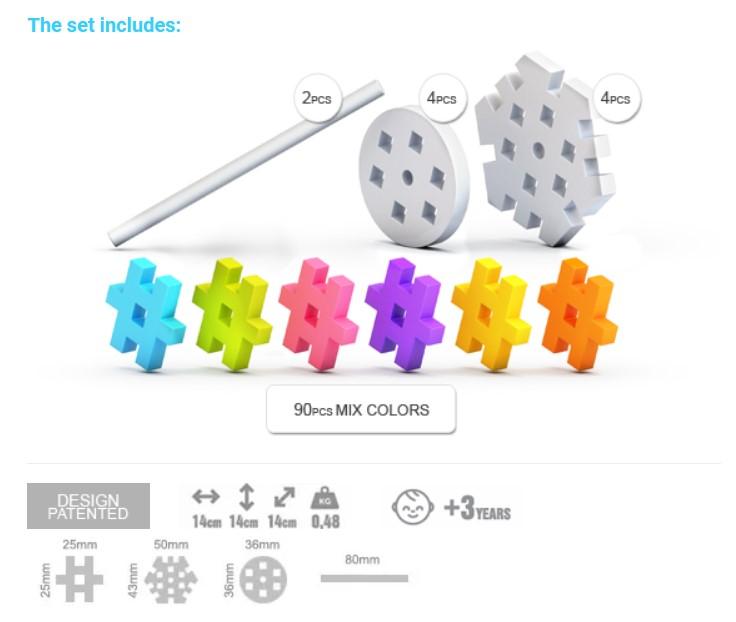 Basic Constructor 100pcs · Melo