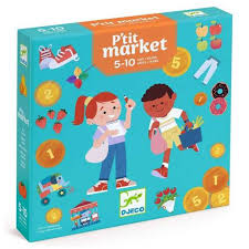 Juego Cool School Little Market · Djeco