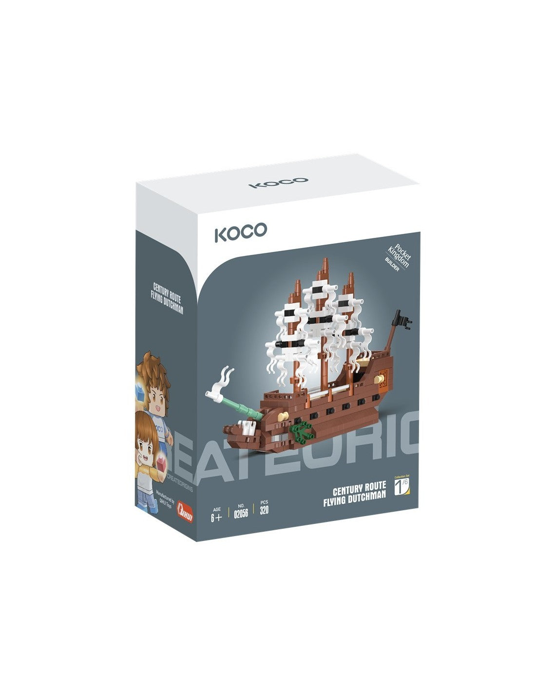 Set de construcción Barco El Holandés errante 320 pcs · Koco