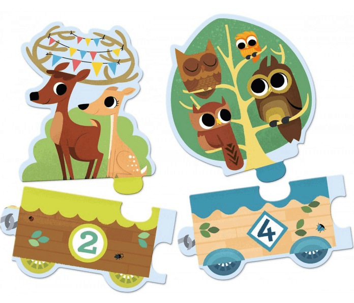 Educativos Puzzle Para Contar Djeco
