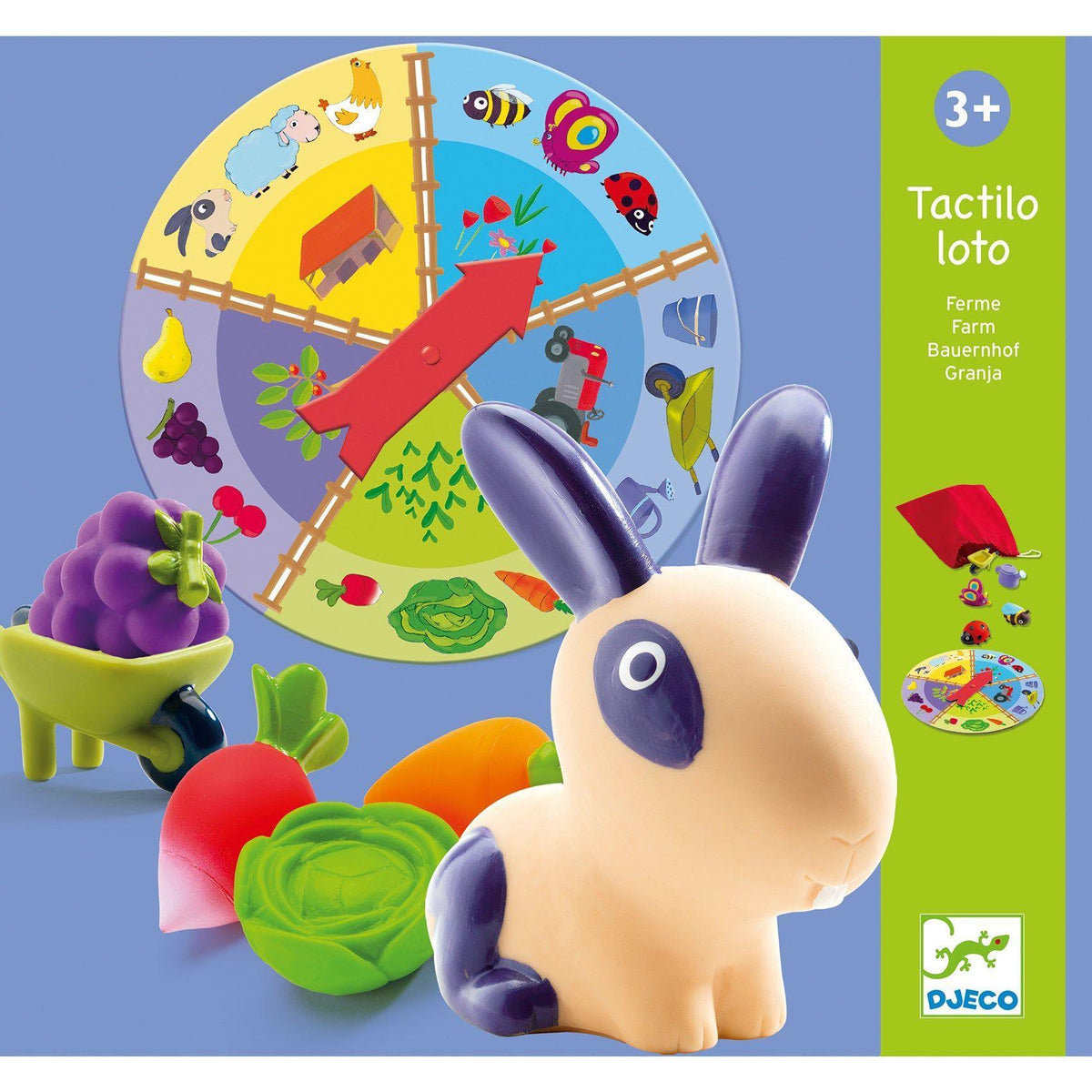 Educativos Tactilo Loto Granja Djeco