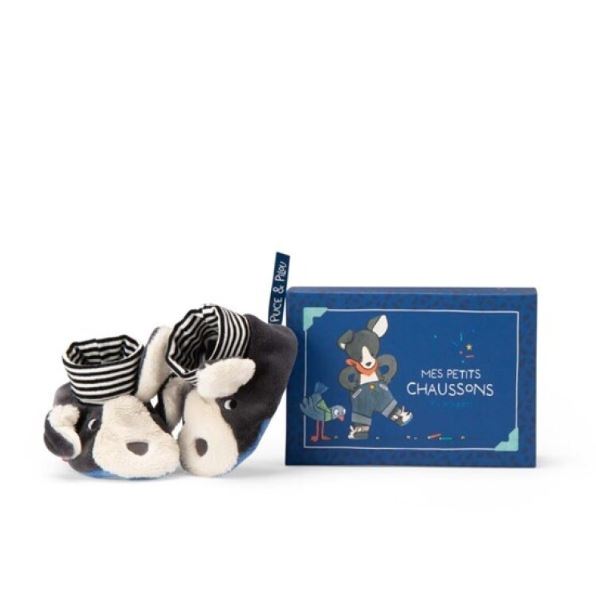 Patucos perro azul P&P · Moulin Roty