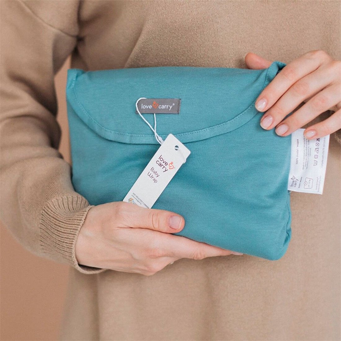 Fular Portabebés Elástico de Modal · Love and Carry