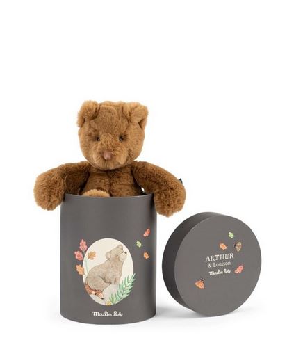 Muñeco oso Arthur (en caja) Arthur & Louison  · Moulin Roty