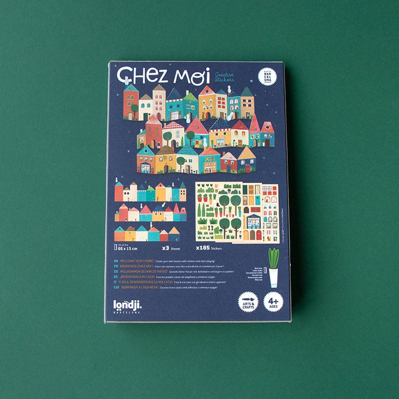 Manualidades con Pegatinas Chez Moi · Londji