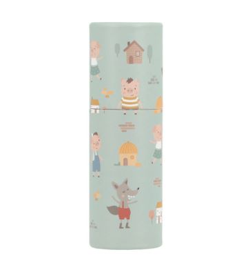 Tubo 12 Lápices Three Little Pigs · Tutete