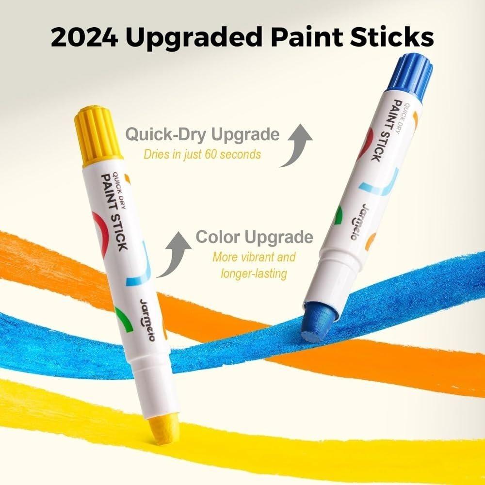 Crayones de Témpera sólida de secado ultra rápido (16 o 30 uds) · Jarmelo