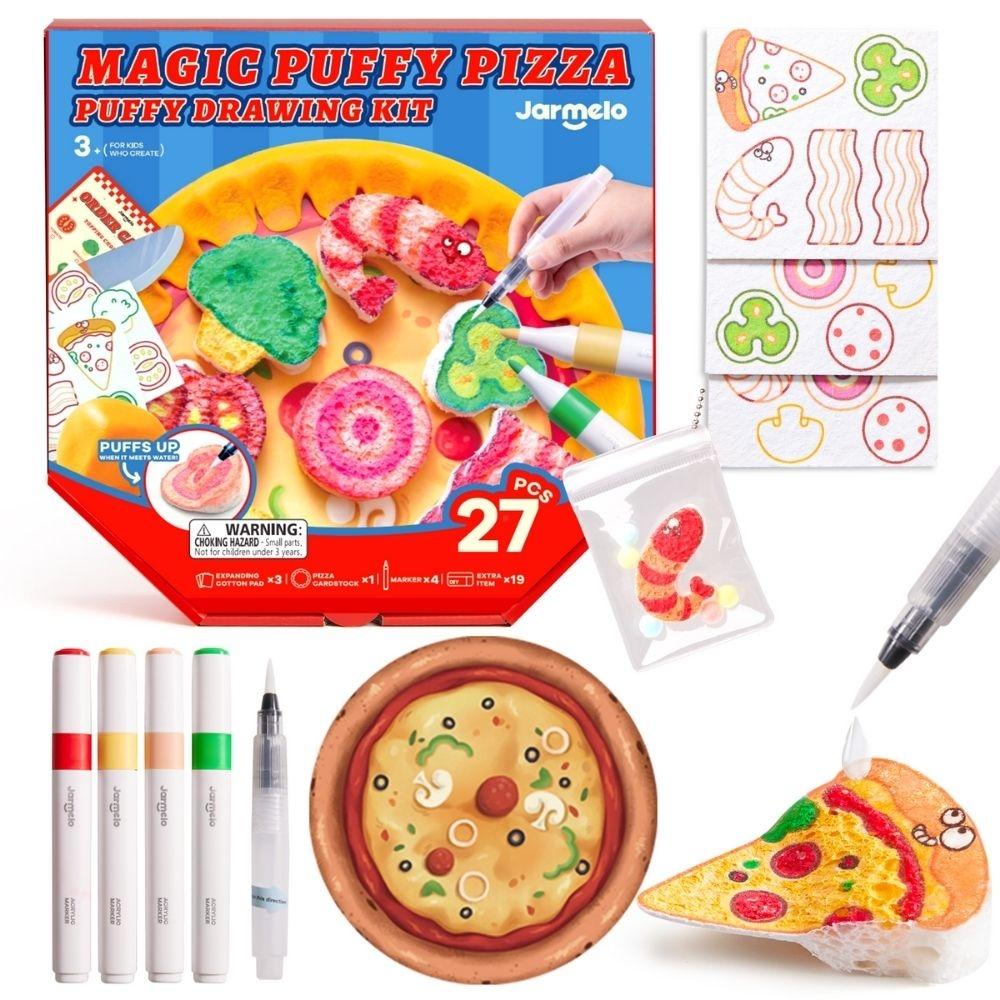 Set pintura de espuma 3D - pizza · Jarmelo