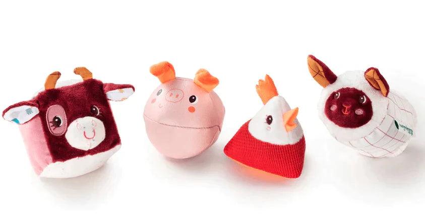 Juego de 4 figuras de la Granja Lilliputiens