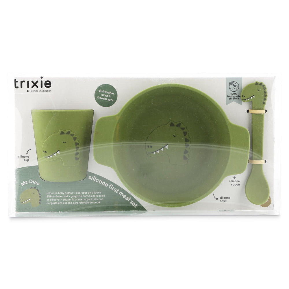 Juego de comida para bebé en silicona · Trixie