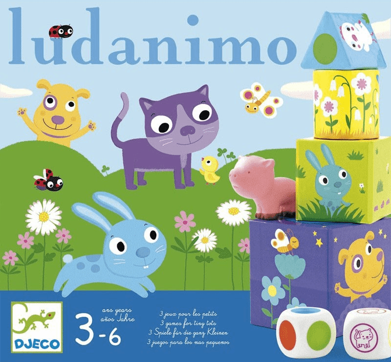 Juego Ludanimo 3 juegos Djeco