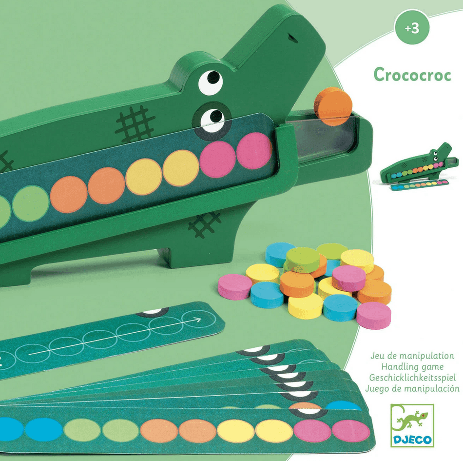 Juegos educativos Crococroc Crocobid Djeco
