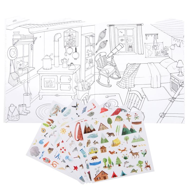 Cuaderno pegatinas El Explorador · Moulin Roty