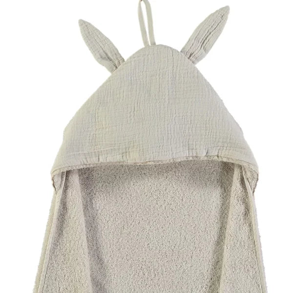 Capa de baño rizo orejitas 90 x 90cm · Lillymom