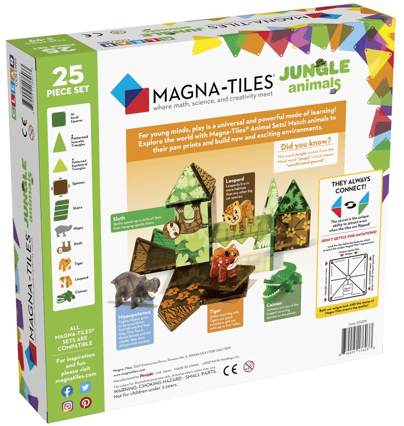 MAGNA T Jungle Animals Set 25pcs