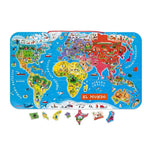 Mapa Puzzle Magnético Atlas Mundial Janod