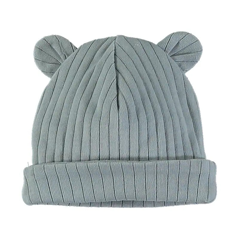 Gorro de bebé con orejitas Sweet Maxi Rib (1-3 meses) · Lillymom