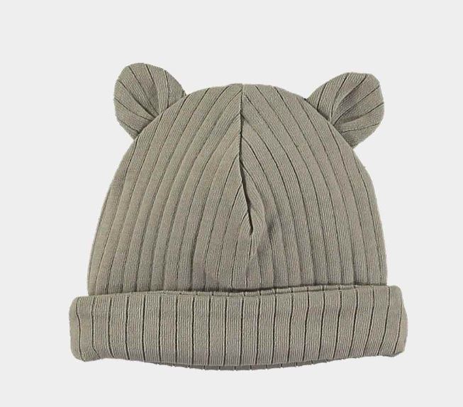 Gorro de bebé con orejitas Sweet Maxi Rib (1-3 meses) · Lillymom