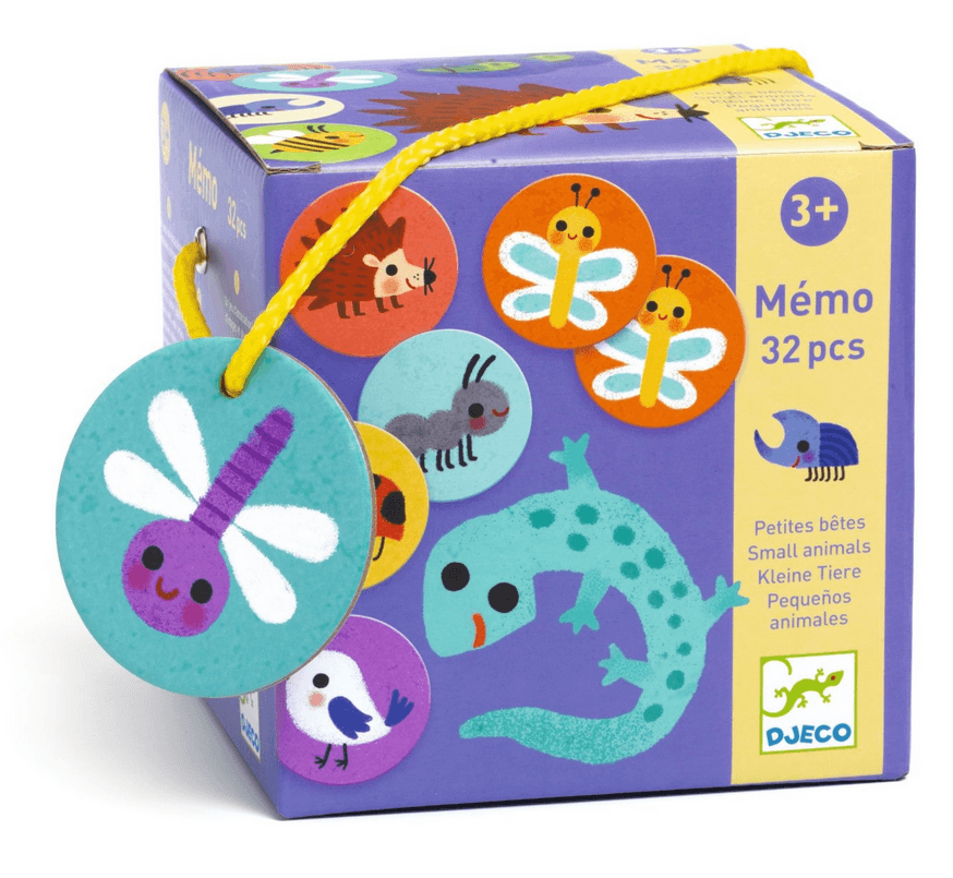Mémo Pequeños Animales Djeco