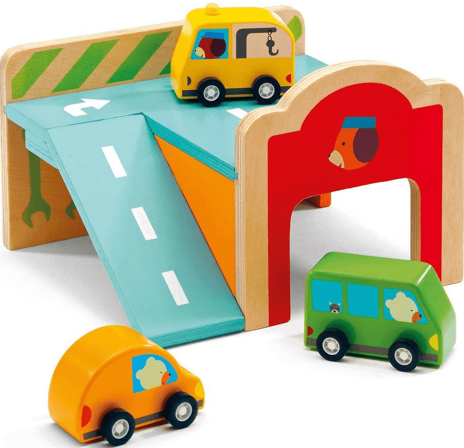 Minigarage el pequeño parking Djeco
