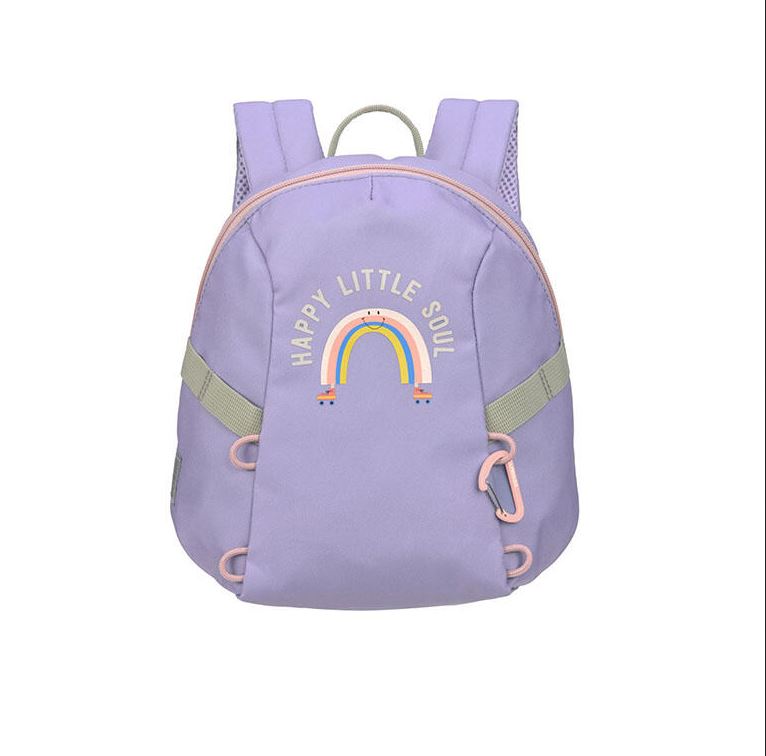 Mochila Infantil Mini Rainbow Lilac · Lassig