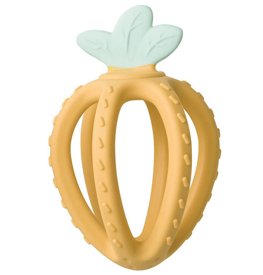 Mordedor Silicona Fresh Fruit Mostaza