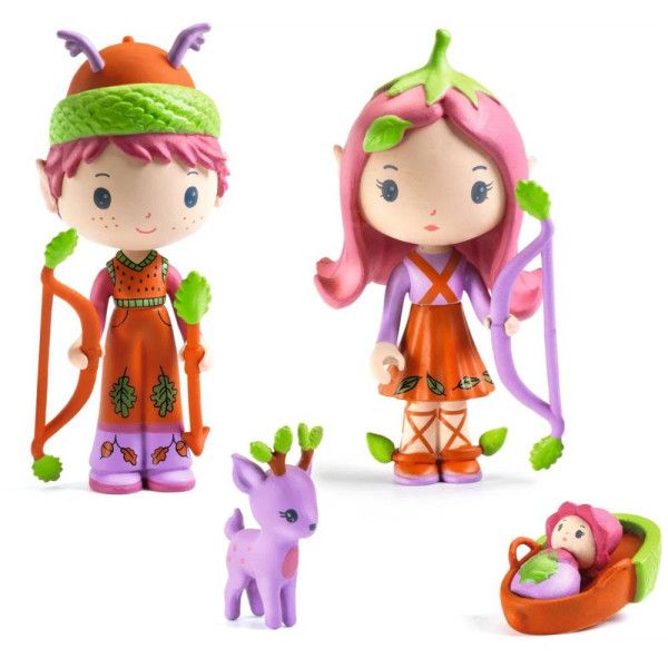 Pareja de muñecas articuladas · Tinyly