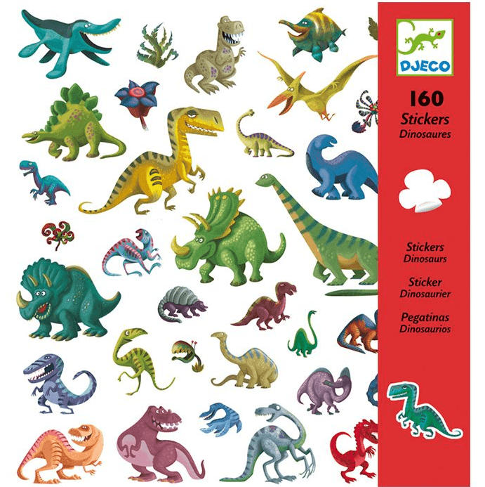 Pegatinas Dinosaurios Djeco