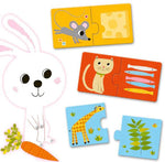 Puzzle dúo A comer! Djeco