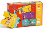 Puzzle dúo Contrarios Djeco