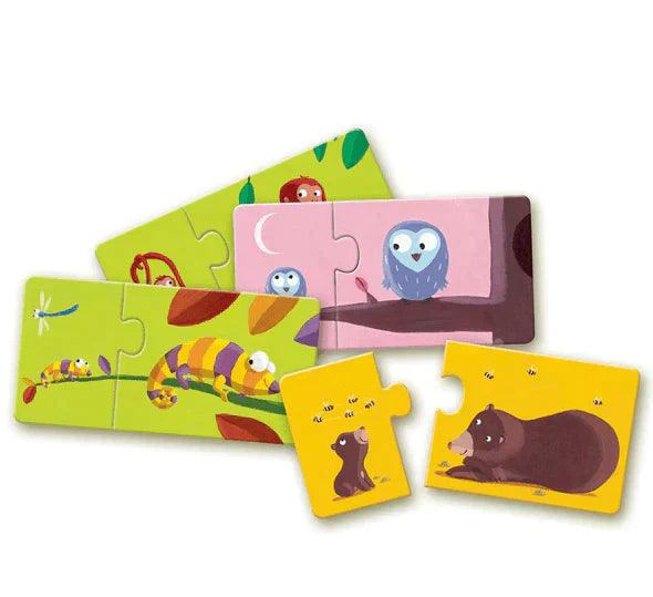 Puzzle dúo Mama y bebé Djeco
