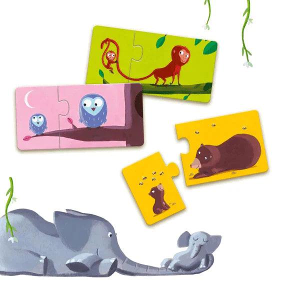 Puzzle dúo Mama y bebé Djeco