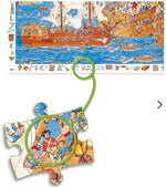 Puzzle Observación Los Piratas 100 pzas Djeco