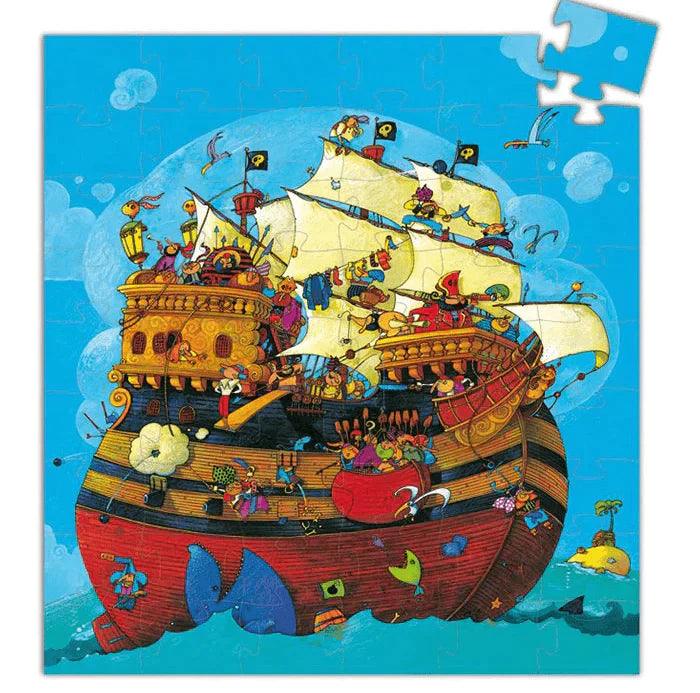 Puzzle Silueta El Barco Pirata 54 pzas Djeco