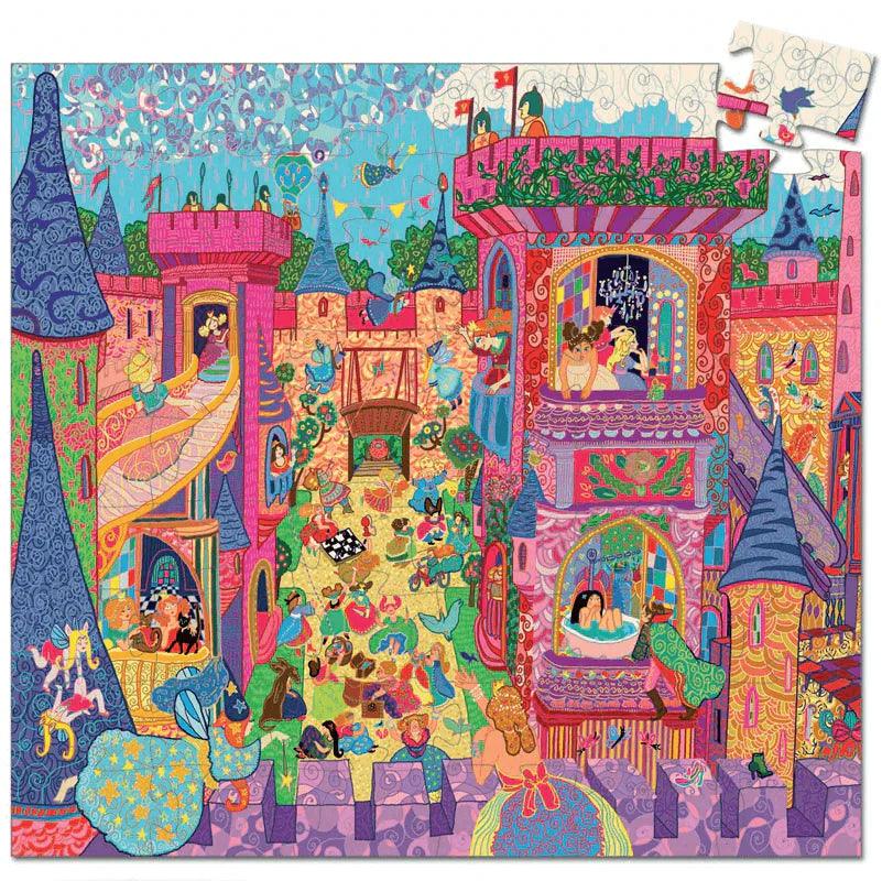 Puzzle Silueta El Castillo de cuentos 54 pzas Djeco