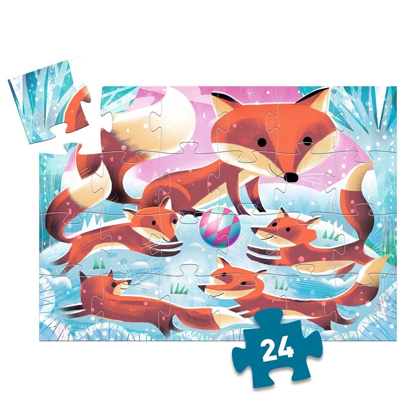Puzzle Silueta Pequeño Zorro · Djeco
