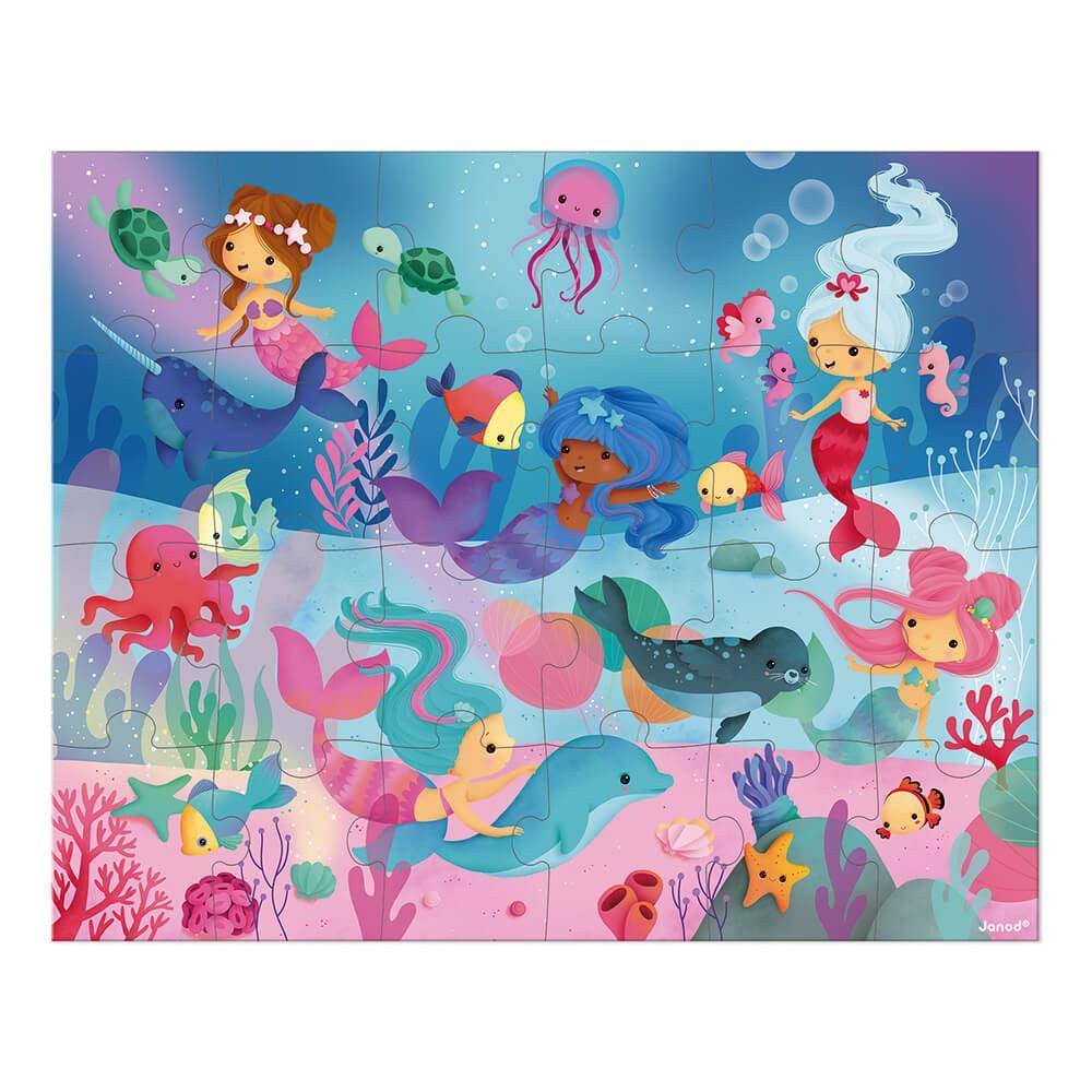 Puzzle Sirenas 24pzas Janod
