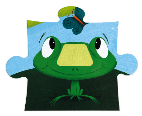 Puzzle Táctil Animales de la Granja 20pzas Janod