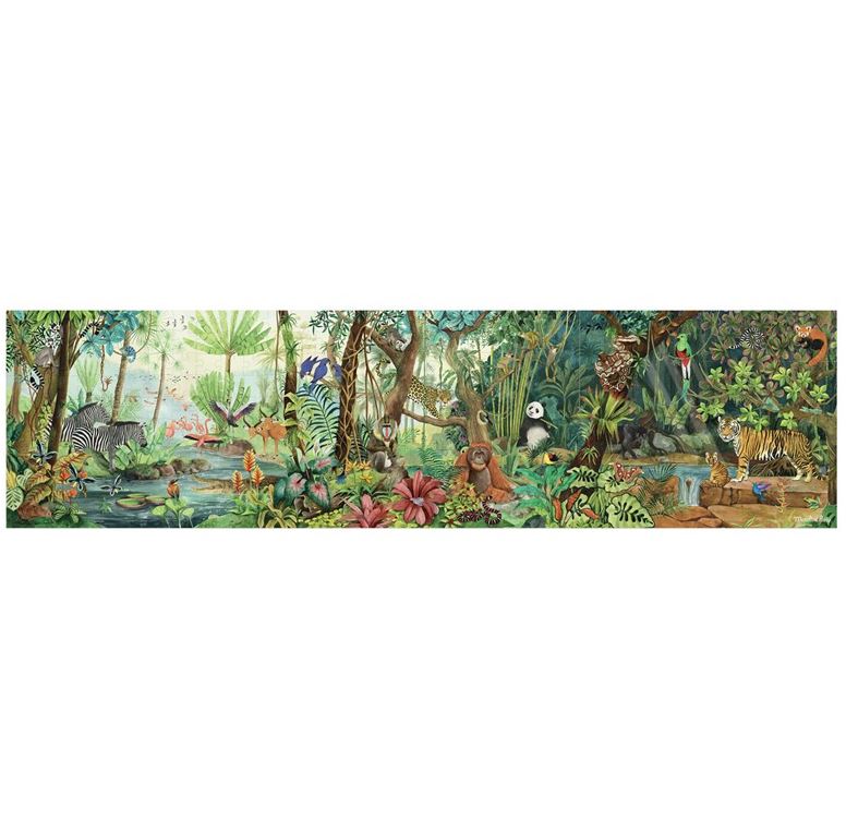 Puzzle En el Bosque tropical (300 piezas) · Moulin Roty
