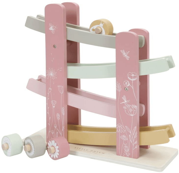 Rampa de carreras Flowers rosa Little Dutch