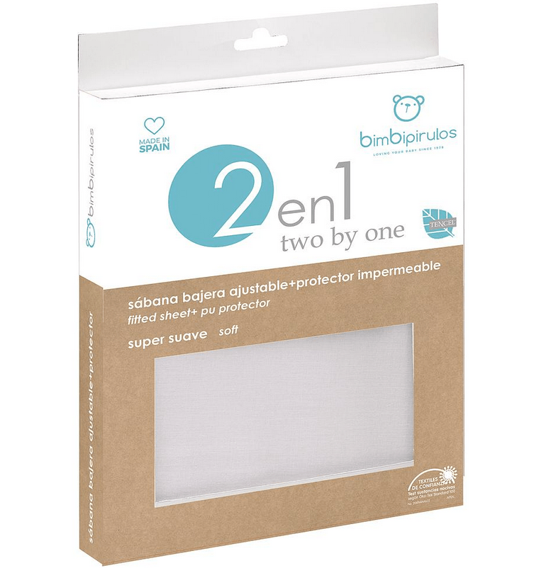 Sábana Bajera + Protector Impermeable