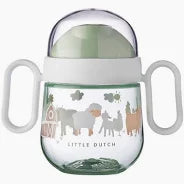 Vaso antiderrame 360º Mio 200ml Pequeña Granja · Mepal x Little Dutch