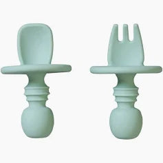 Cubiertos Antiahogo Menta · Saro