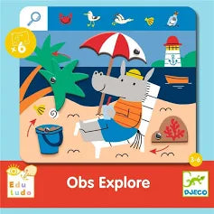 Juego Observación Explore - Eduludo · Djeco